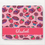 Strawberry Treats Personalized Mousepad