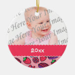 Strawberry Treats Personalized Ornament