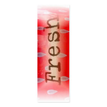 Strawvery Fresh Business Card