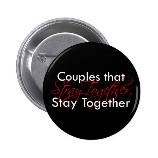 Stray Together Pinback Button