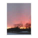 Streaky February Dawn Sky Postcards