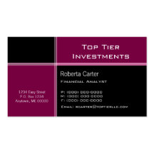 Streamlined Pro Business Card, Azalea Pink