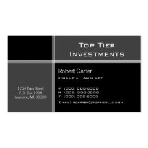 Streamlined Pro Business Card, Slate Grey
