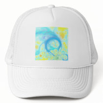Streams of Joy – Cosmic Aqua & Lemon Hat