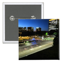 Street Corner At Night Button