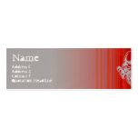 STREET FACES red Business Cards