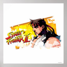 Street Fighter II Ryu Print