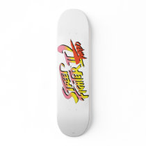Street Fighter II' Turbo Logo Custom Skateboard