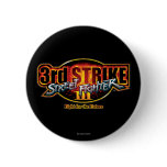 Street Fighter III 3rd Strike Logo Button