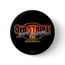 Street Fighter III 3rd Strike Logo Button