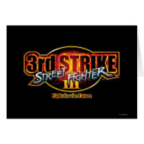 Street Fighter III 3rd Strike Logo Cards