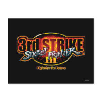 Street Fighter III 3rd Strike Logo Post Card