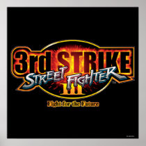 Street Fighter III 3rd Strike Logo Posters