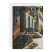 Street in New Castle Delaware Personalized Invites
