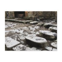 Street in Pompeii - Stones in street Post Card