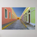 Street in San Juan, Puerto Rico posters