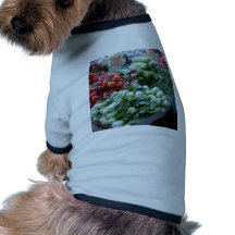 Street Market Fresh Vegetables CricketDiane Dog Tshirt