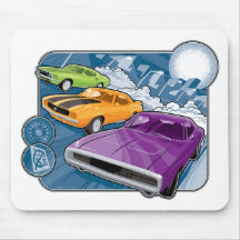 Street Race Mouse Pads