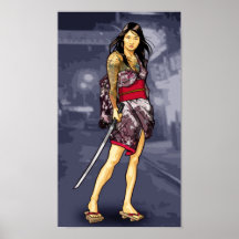 Street Samurai Poster