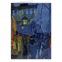 Street Scene, at Five in the Afternoon, 1887 cards