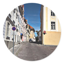 Street Scene Estonia Sticker