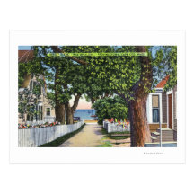 Street Scene of Residences Postcards