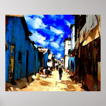 STREET SCENE PRINT