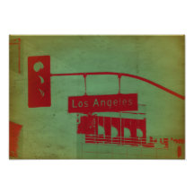 Street sign in Los Angeles Photo Art