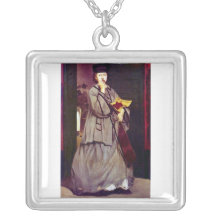 Street singer by Edouard Manet Custom Jewelry