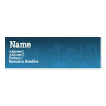 STREET SPLATTER blue Business Card Template