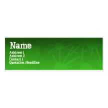STREET SPLATTER green Business Cards