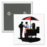 Street Vendor Pinback Button