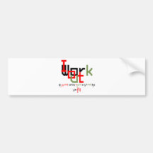Street workout or Fitness. Bumper Stickers