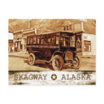 Streetcar on Broadway Ave., Skagway, Alaska Postcards