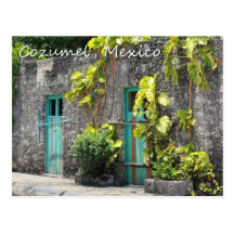 Streets of Cozumel Postcard
