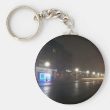 Streetscape IV  - Greenfield as Paris Key Chain