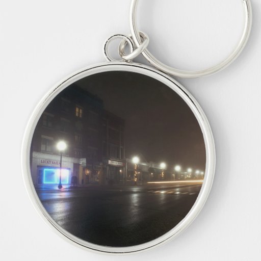 Streetscape IV  - Greenfield as Paris Keychain
