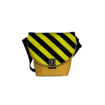Streifen gelb stripes yellow kuriertasche
