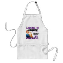 Strength, Courage, Faith, Hope, - Cure Lupus Apron