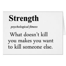 Strength Definition Card
