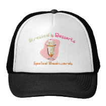 Stressed is Desserts Spelled Backwards hats