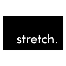 stretch. (colour customizable) business cards