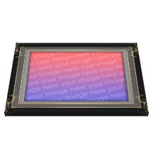 Stretched Canvas  Faux Frame Photo Template Canvas Prints