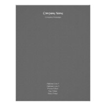 Striation Stationery Letterhead