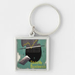 Strictement affaires porte-clefs