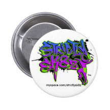 Strictly Sk8z White Button