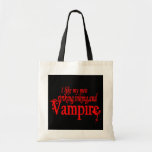 Striking Viking Vampire Tote Bag
