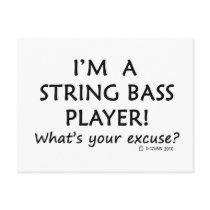 String Bass Player Excuse