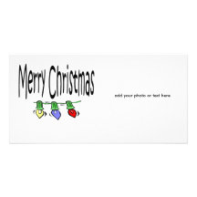 string lights photocard photo card template