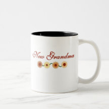 String of Flowers New Grandma Mugs
